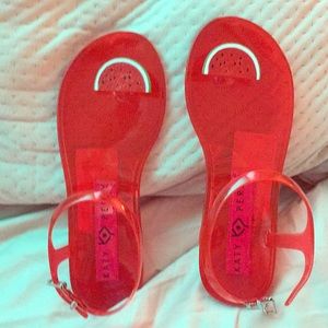 Katy Perry Watermelon Geli sandals NWT
